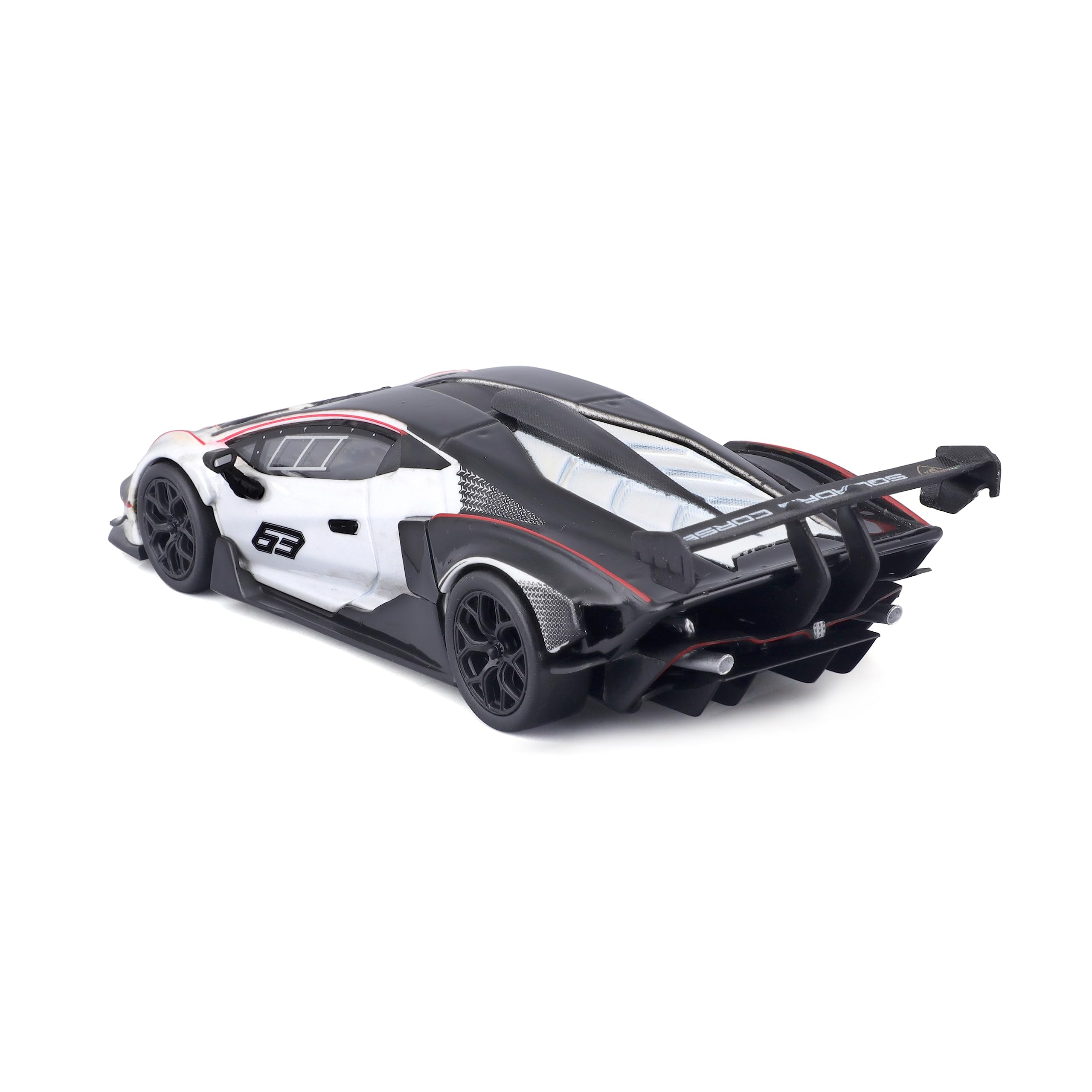 Bburago LAMBORGHINI ESSENZA SCV12-1:24 Scale - Incredibly Detailed Die-Cast Replica Collectible Super Car, White - Image 2