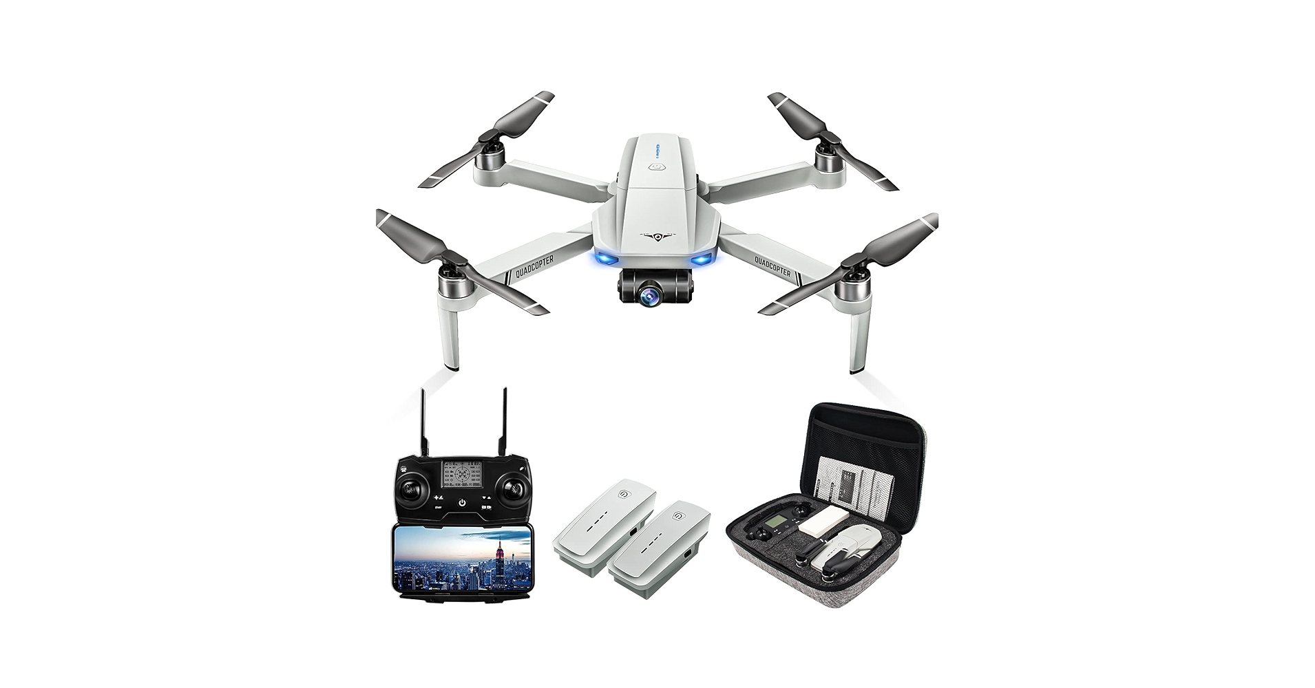 Amazon.com: Drones con cámara para adultos 4K, LARVENDER
