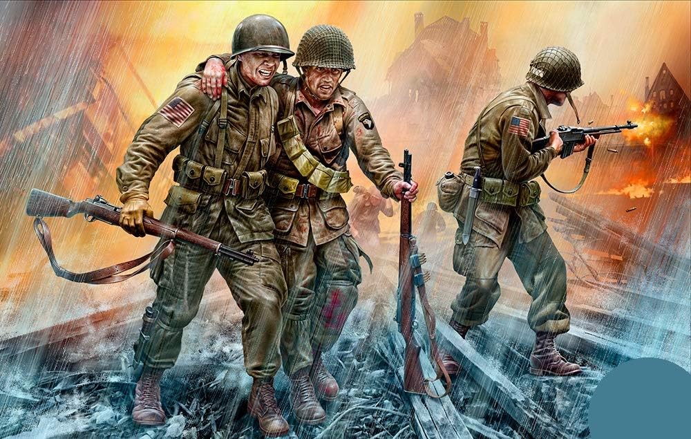 Master Box 35219 1/35 US Paratroopers, 1944 WW II Scale Plastic Model kit