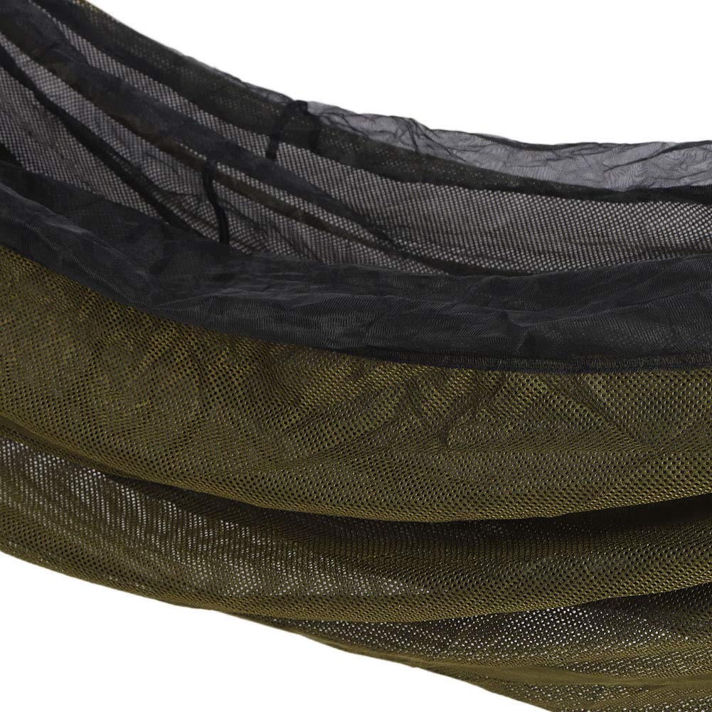 Amaca singola da campeggio portatile all'aperto antizanzare escursionismo zaino in spalla sopravvivenza leggera durevole comoda per campeggio escursionismo viaggi blu verde scuro (Dark Green)