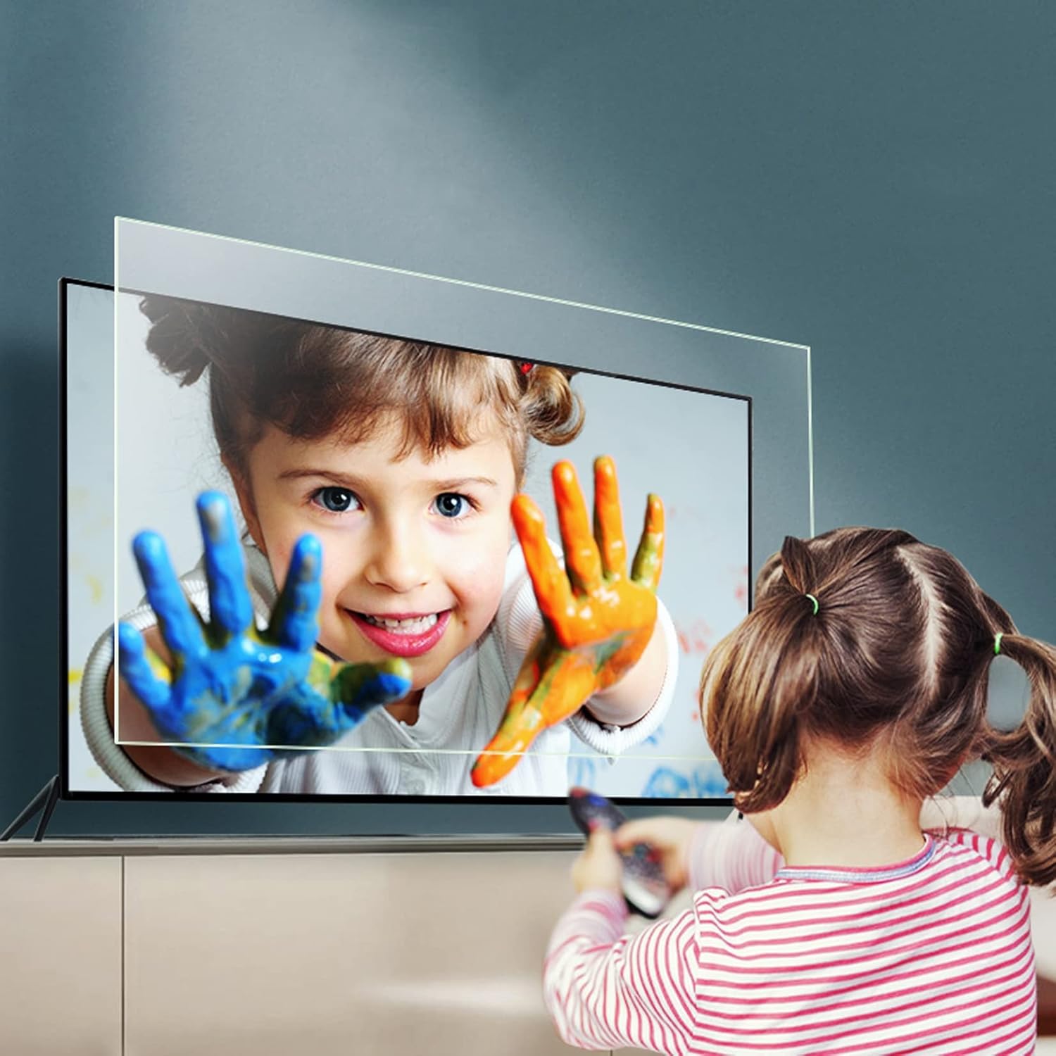 WLWLEO 32 Inch Anti Glare TV Screen Protector, Anti Blue Light Eye