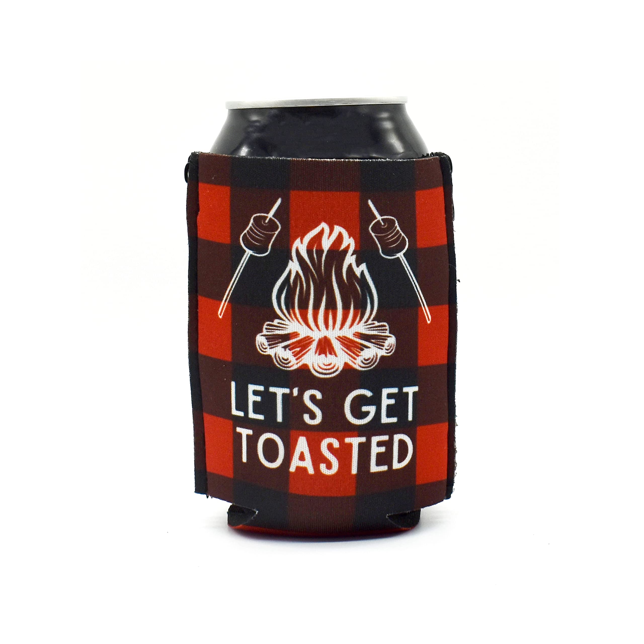 ZipSip NONMAGNET - Adjustable All-In-One Coozie with Zippers for Cans, Bottles, Slim Cans, Pint Glasses, Party Cups, Coffee – Can Cooler - Insolated