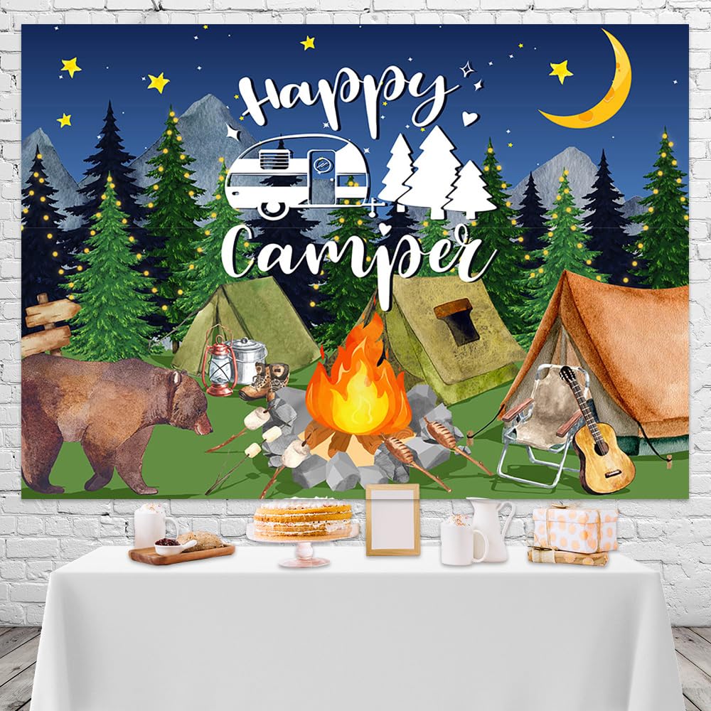 Ocsicka Caping Backdrop Happy Caper Caping Theed Party Decorations