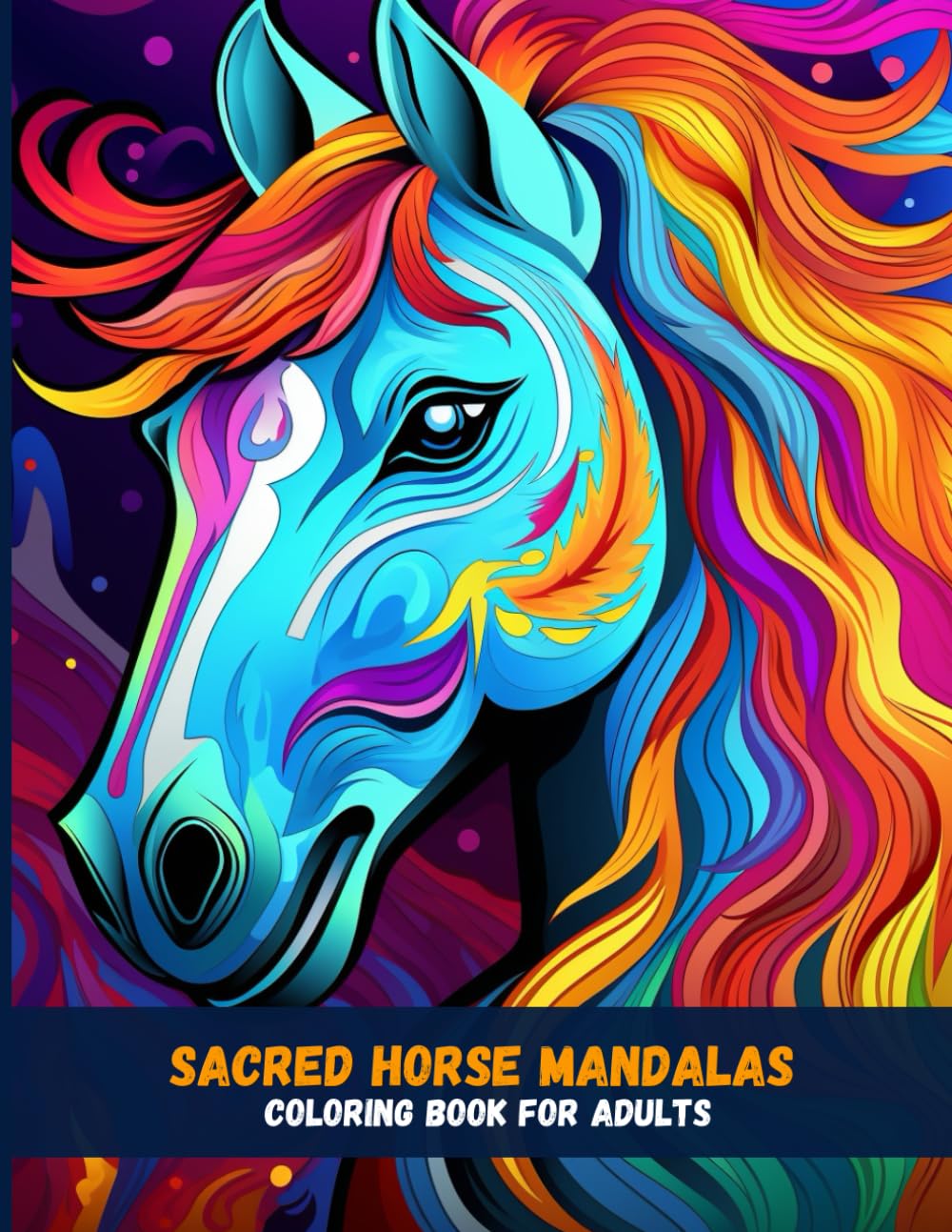 Sacred Horse Mandalas Coloring Book for Adults: A Calming Adult Coloring Experience Celebrating the Power, Freedom, and Spirit of Horses