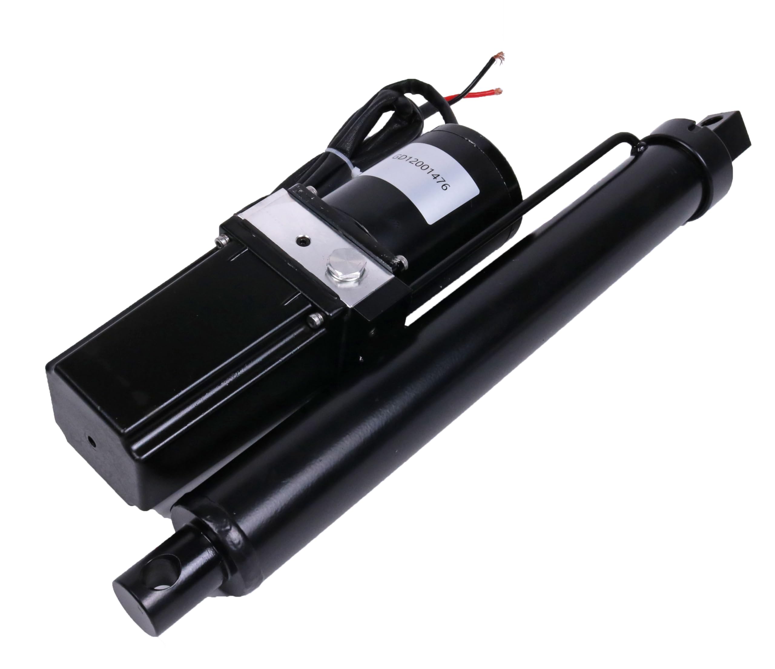 JEENDA Motor hidráulico de 12 pulgadas CC de 12 pulgadas, actuador lineal eléctrico resistente de 1700 libras-2300 libras, compatible con remolques de volquete, mesas de elevación, sistema de