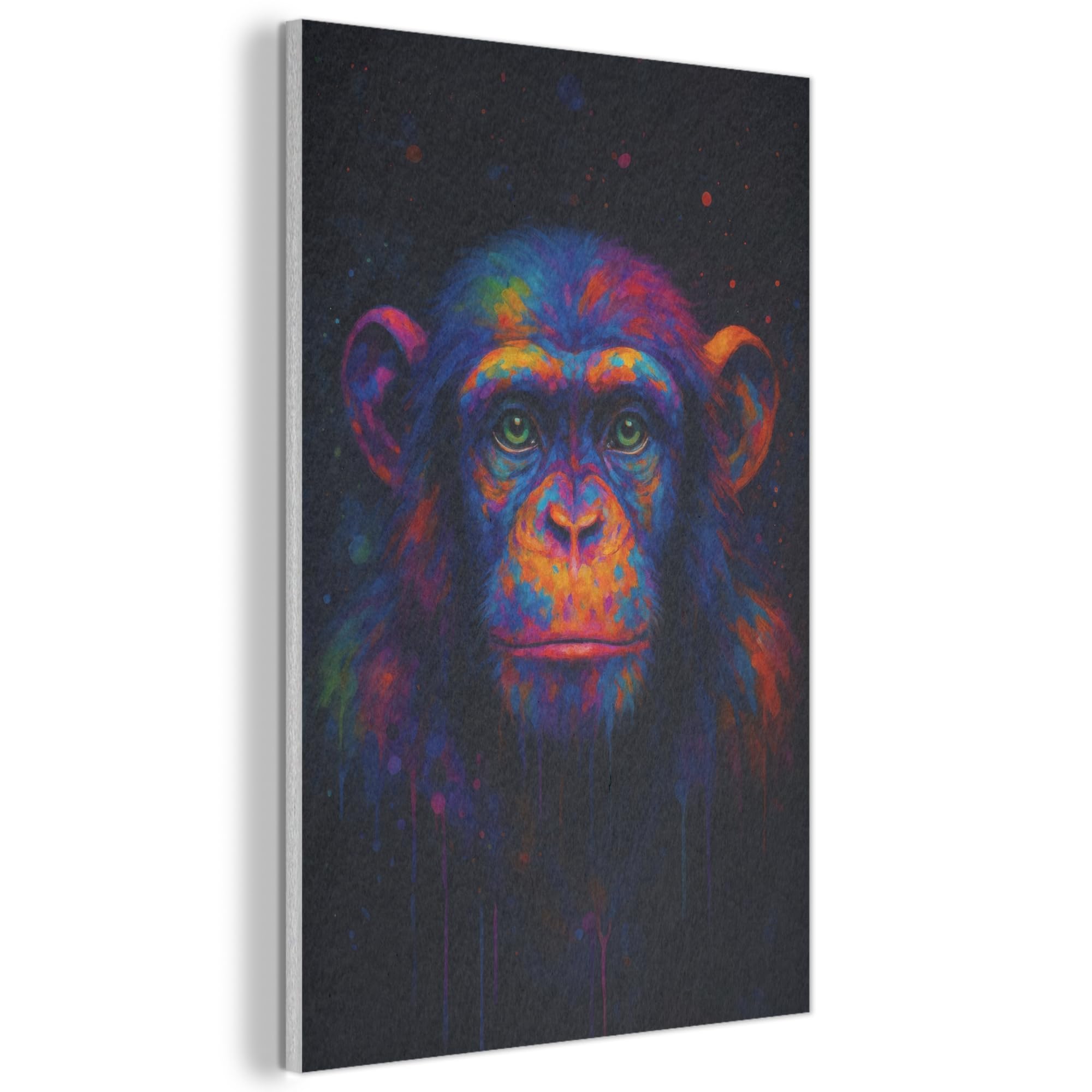 MuchoWow© Felt Panel 40x60 cm House Touch for Living Space Modern Visuals Decoration Wall Art Colorful - Monkey - Abstract