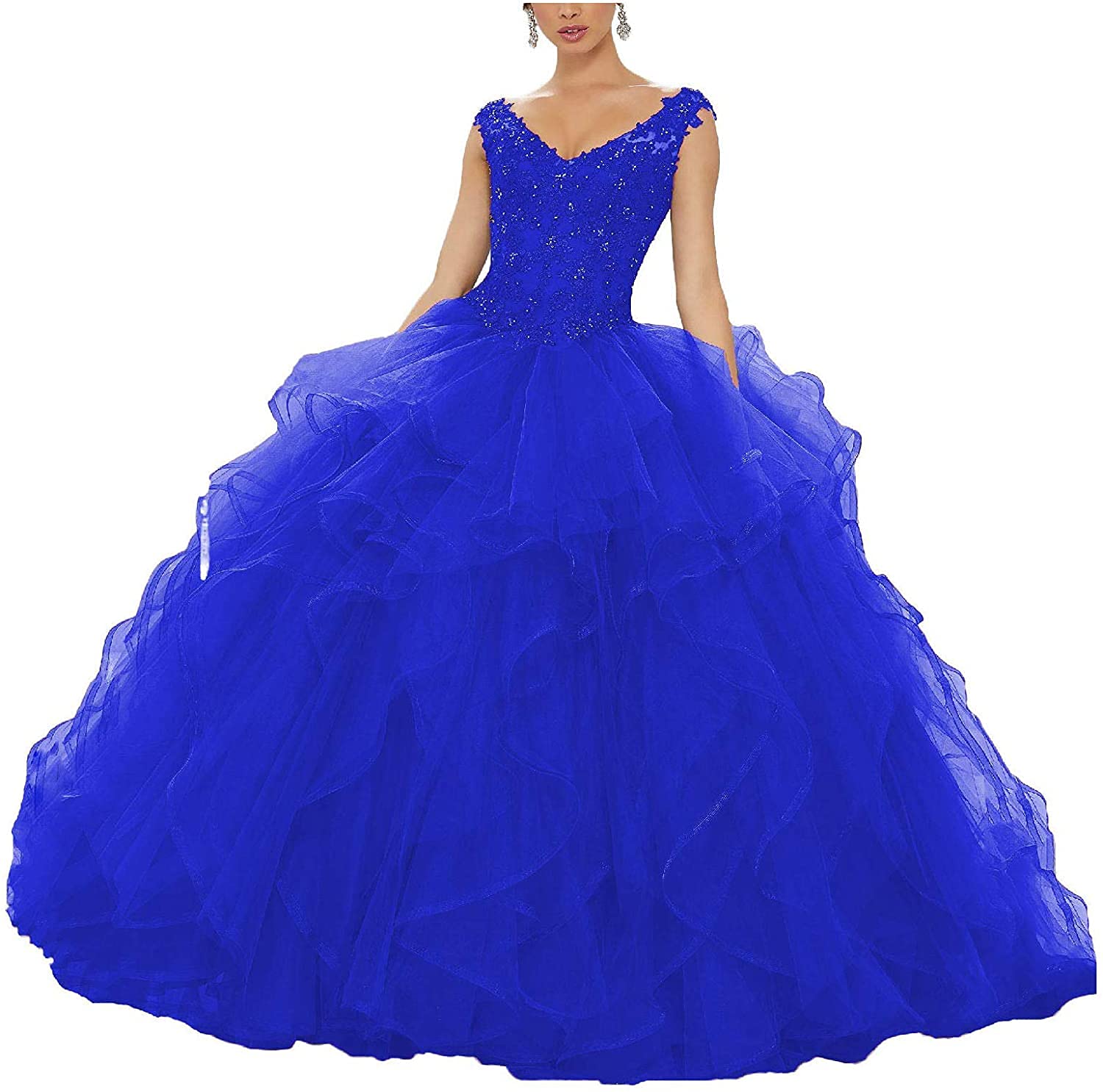 QXMYOO Ball Gown Quinceanera Dresses Sweet 16 Prom Party Princess Dress for Teens