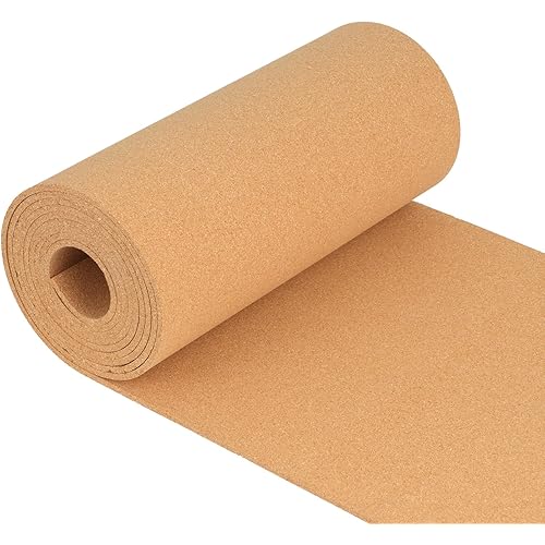 6mm Cork Board Roll 15.7in x 13ft Cork Roll for Bulletin Boards for Office Home School Wall Dart,Photo and Message Display Board
