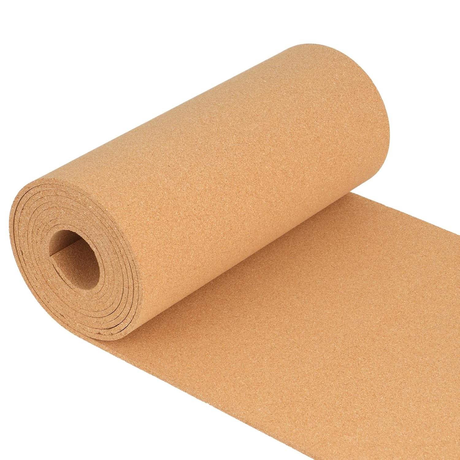 6mm Cork Board Roll 15.7in x 13ft Cork Roll for Bulletin Boards for Office Home School Wall Dart,Photo and Message Display Board