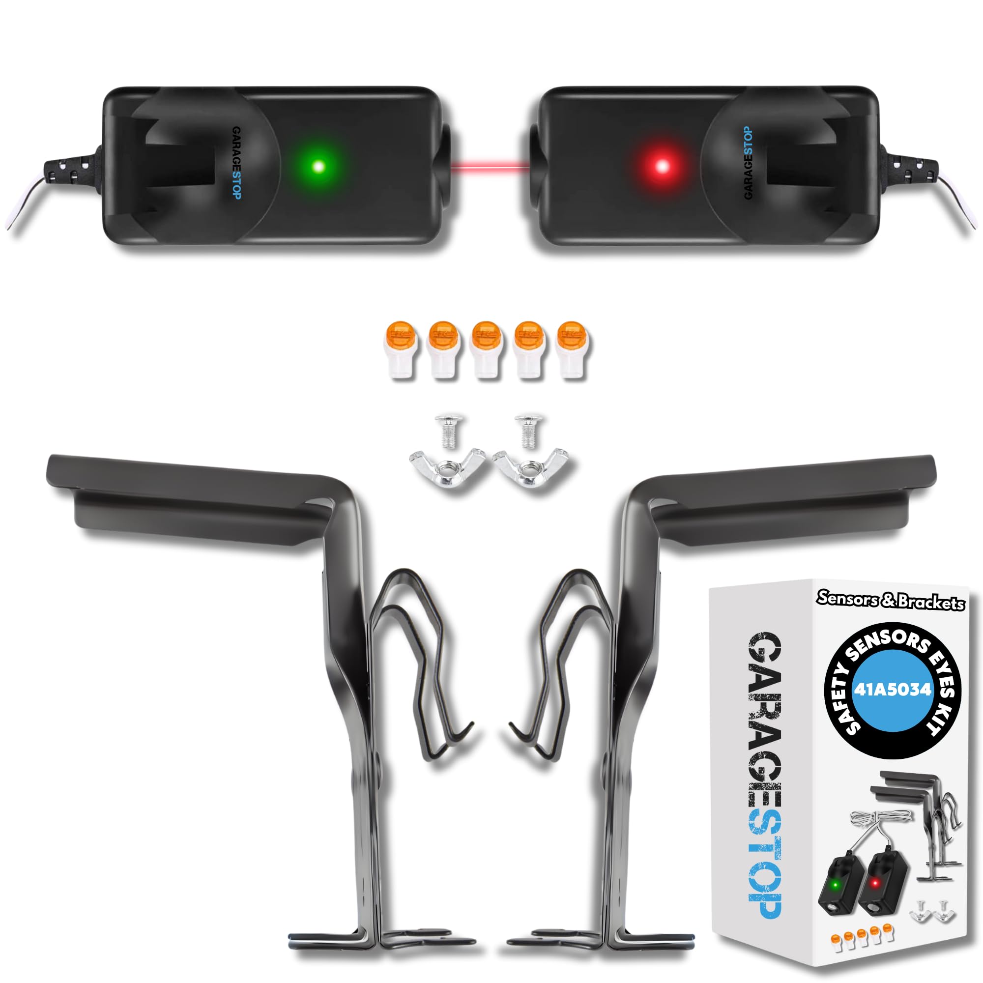 2 X Sensore Di Sicurezza Per 41A5034 Liftmaster Sears Chamberlain - Foto 3