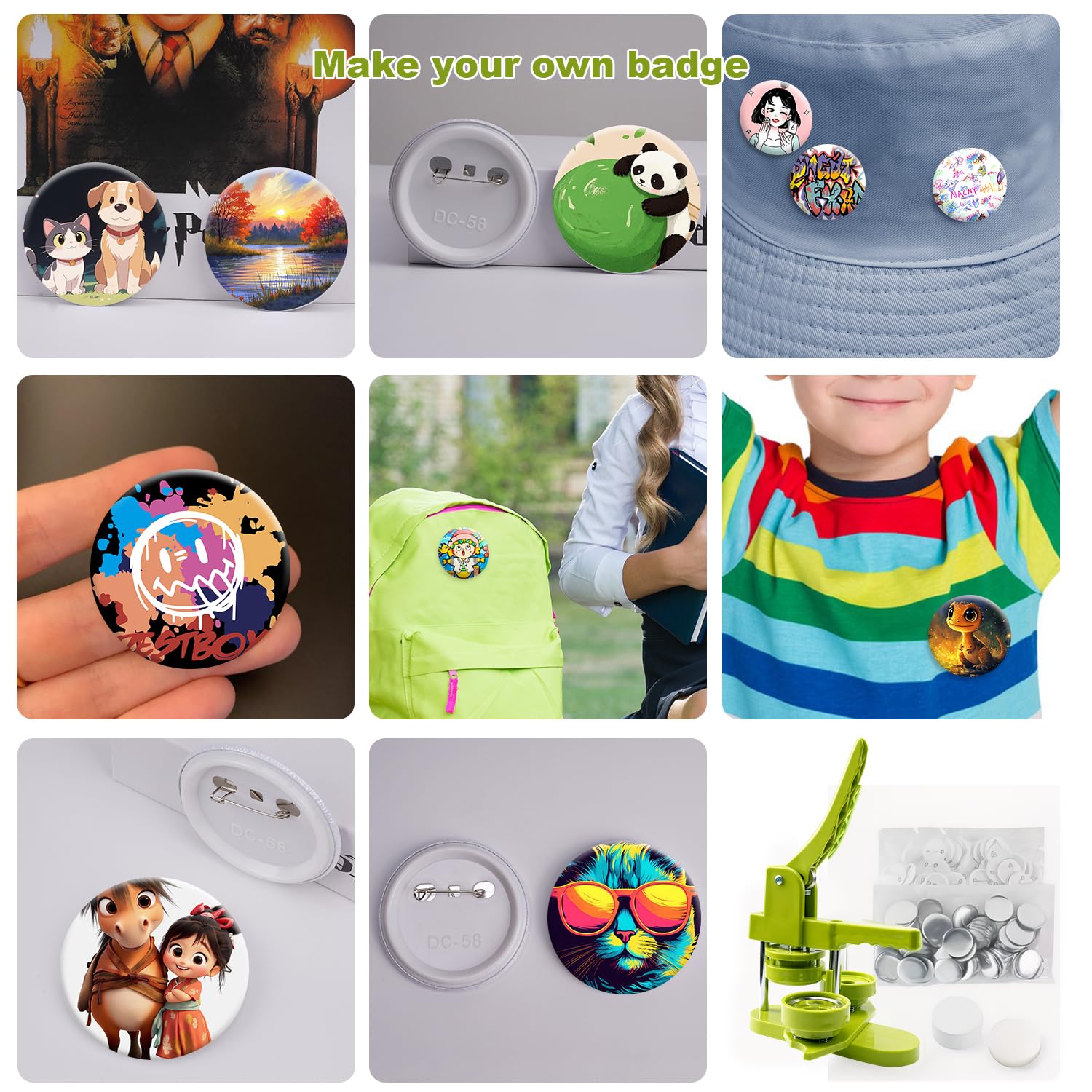 DIY Badge Maker Machine - Make Custom Buttons! -8