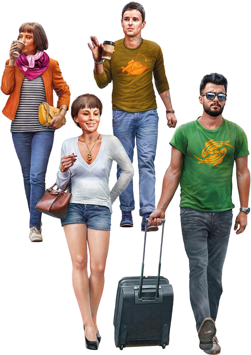 Miniart 1:35 - Urban Travellers, Molded Color