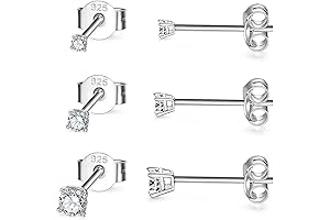 Sterling Silver Stud Earrings: Petite Elegance for Every Occasion