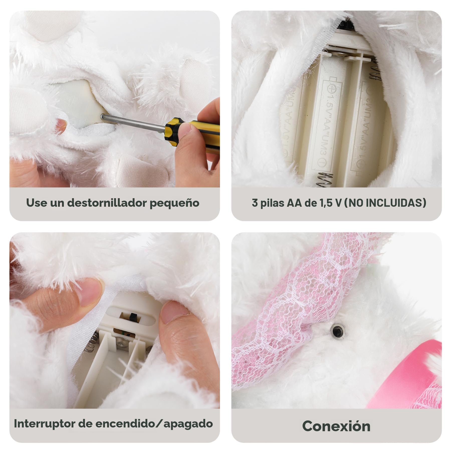 OR OR TU Control Remoto Felpa Electrónica Interactivos Juguete Perro Mascota para Niñas Caminando y Ladrando,Agitar Cola Educación Temprana Regalo de Cumpleaños para Niños 3 4 5 6+ Años