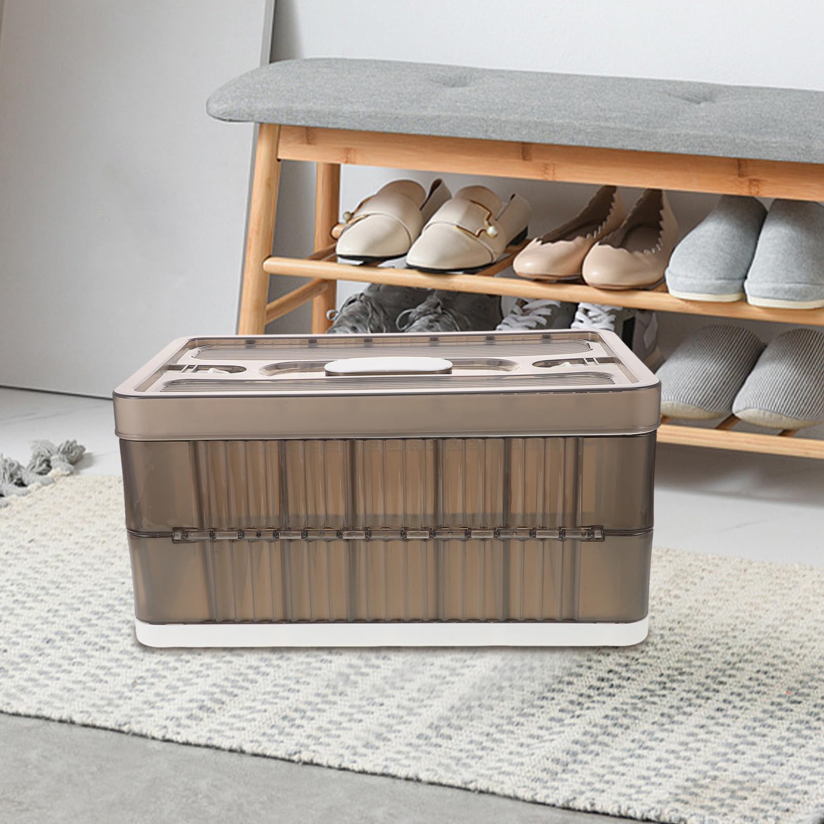 Alipis Scatola Portaoggetti Per Armadio Con 7 Griglie Organizer Pieghevole Per Vestiti Organizer Per Biancheria Intima E Cassetto Dellarmadio