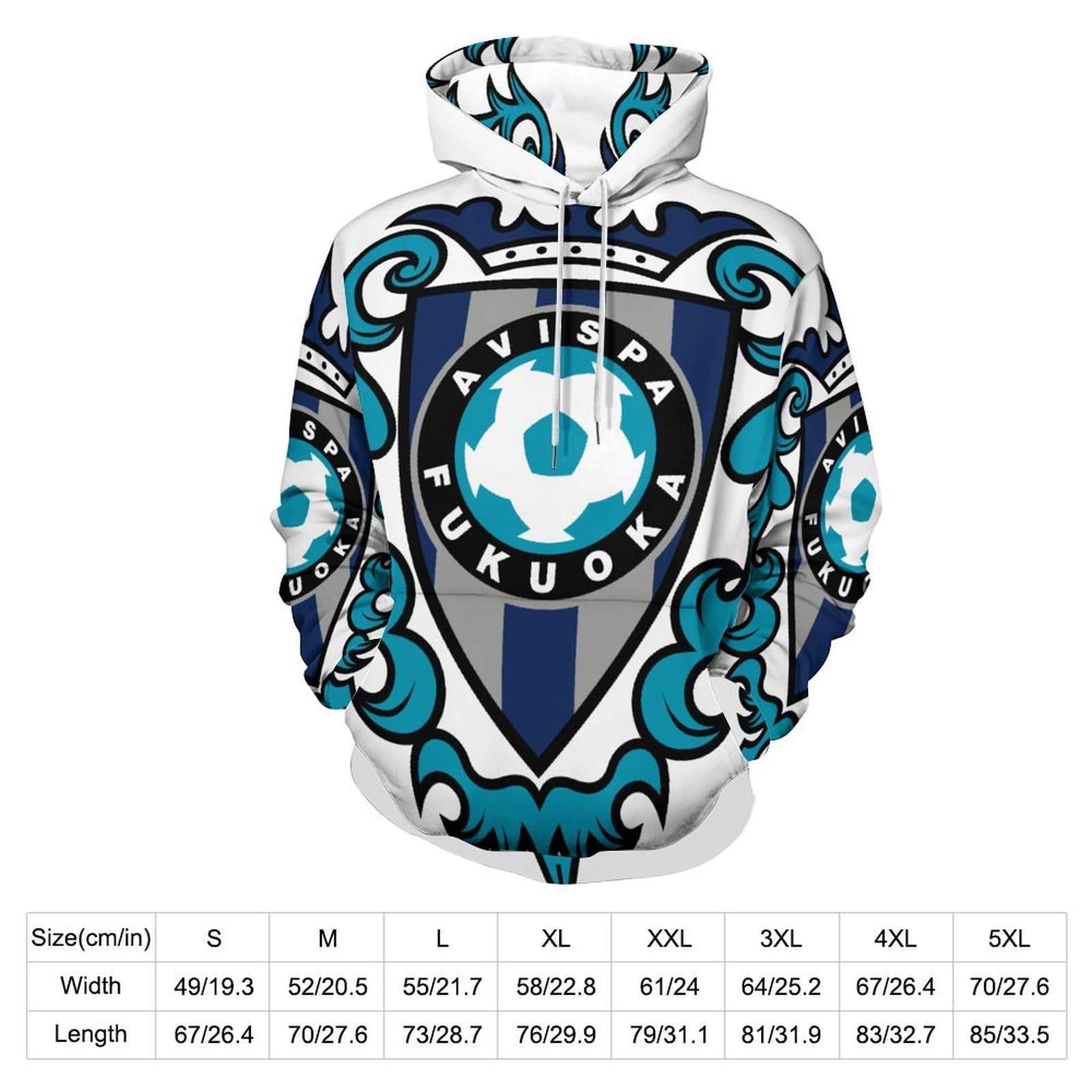 アビスパ福岡フード付きジャージ M アビスパ福岡フード付きジャージ M