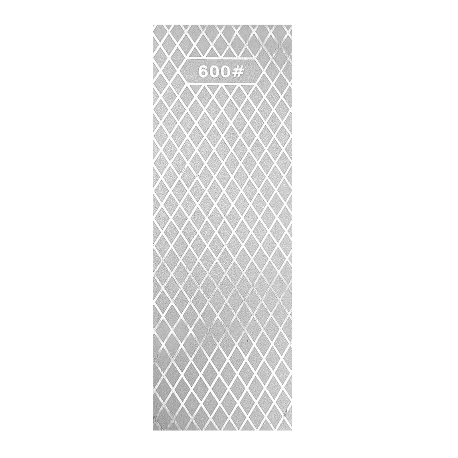 Diamond Sharpening Stone, 7.99 * 2.71 Inch Double Sided Diamond Sharpening Plate (200/600 Grit)