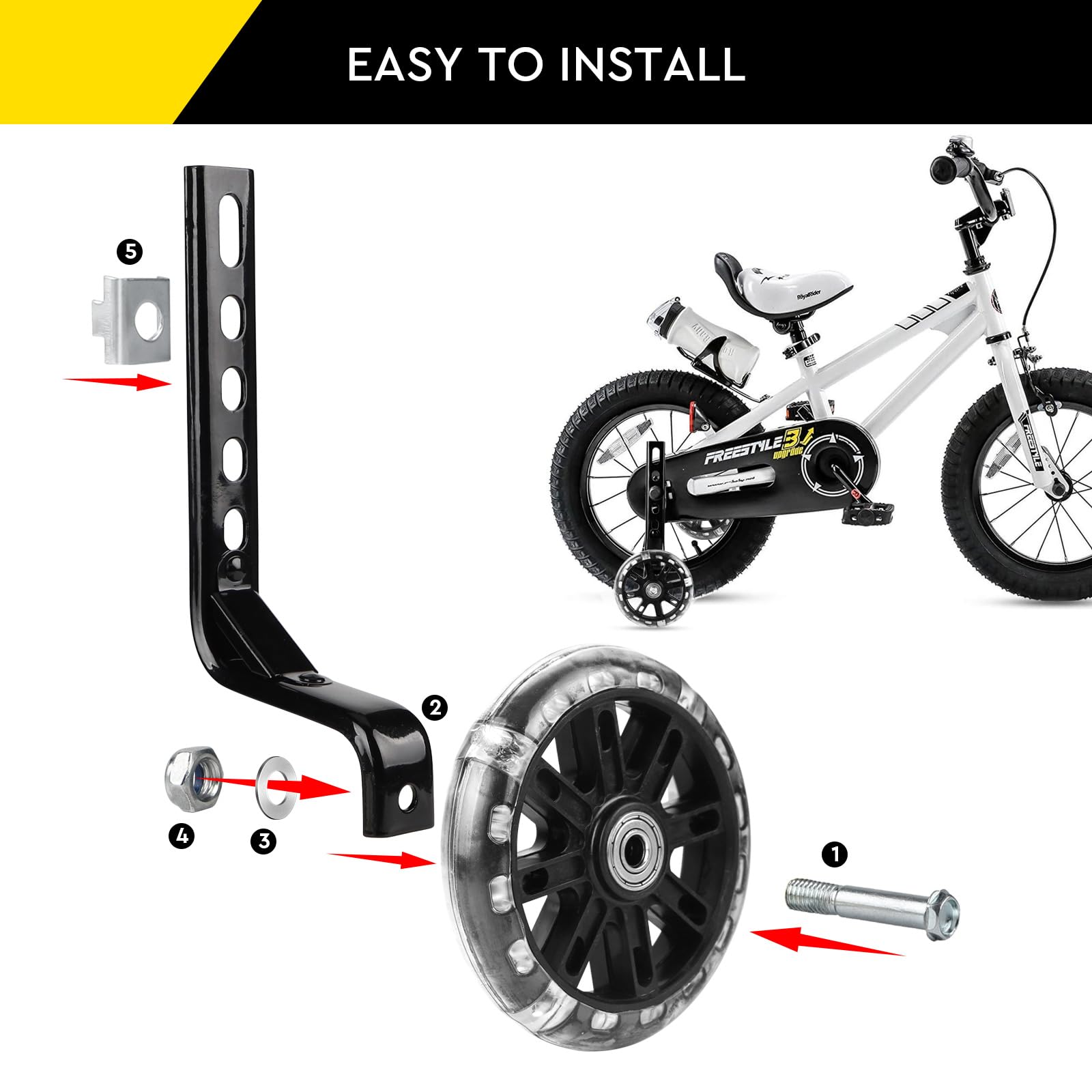 Roue Stabilisatrice Stabilisateur Velo Btwin 16 Pouces Roues De