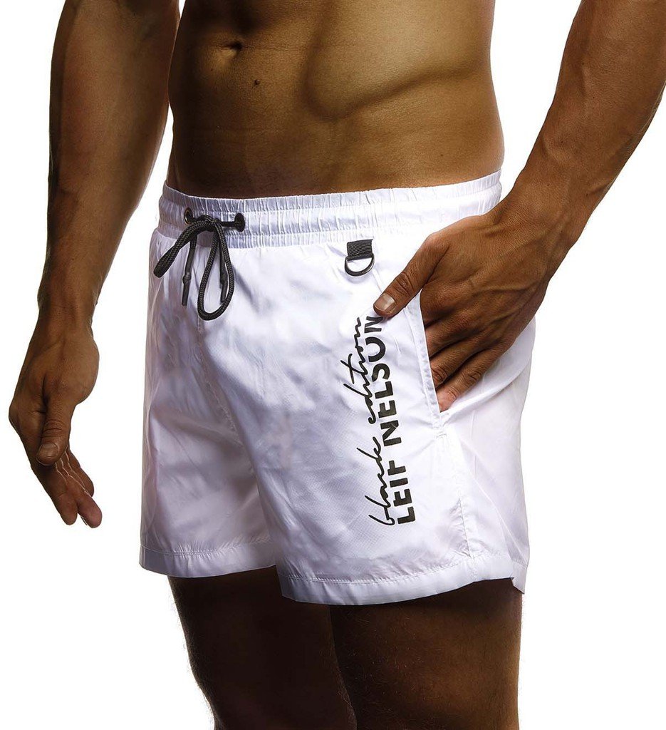 Leif Nelson Badehose für Herren | Badeshorts & Schwimmhose | Swimming Shorts Men | Kurze Badehose | LN-9215
