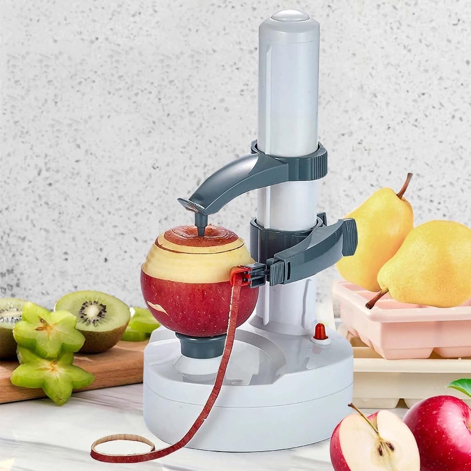 Topchances electric peeler automatic rotating apple peeler potato peeling multifunction