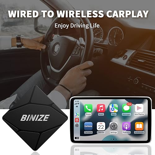 Miniatura 8 de Binize - 2 Din 10 pulgadas, estéreo radio para automóvil,Android 10, Bluetooth, Navegación, WiFi, Car Play, Android Auto, AM, FM, OBD