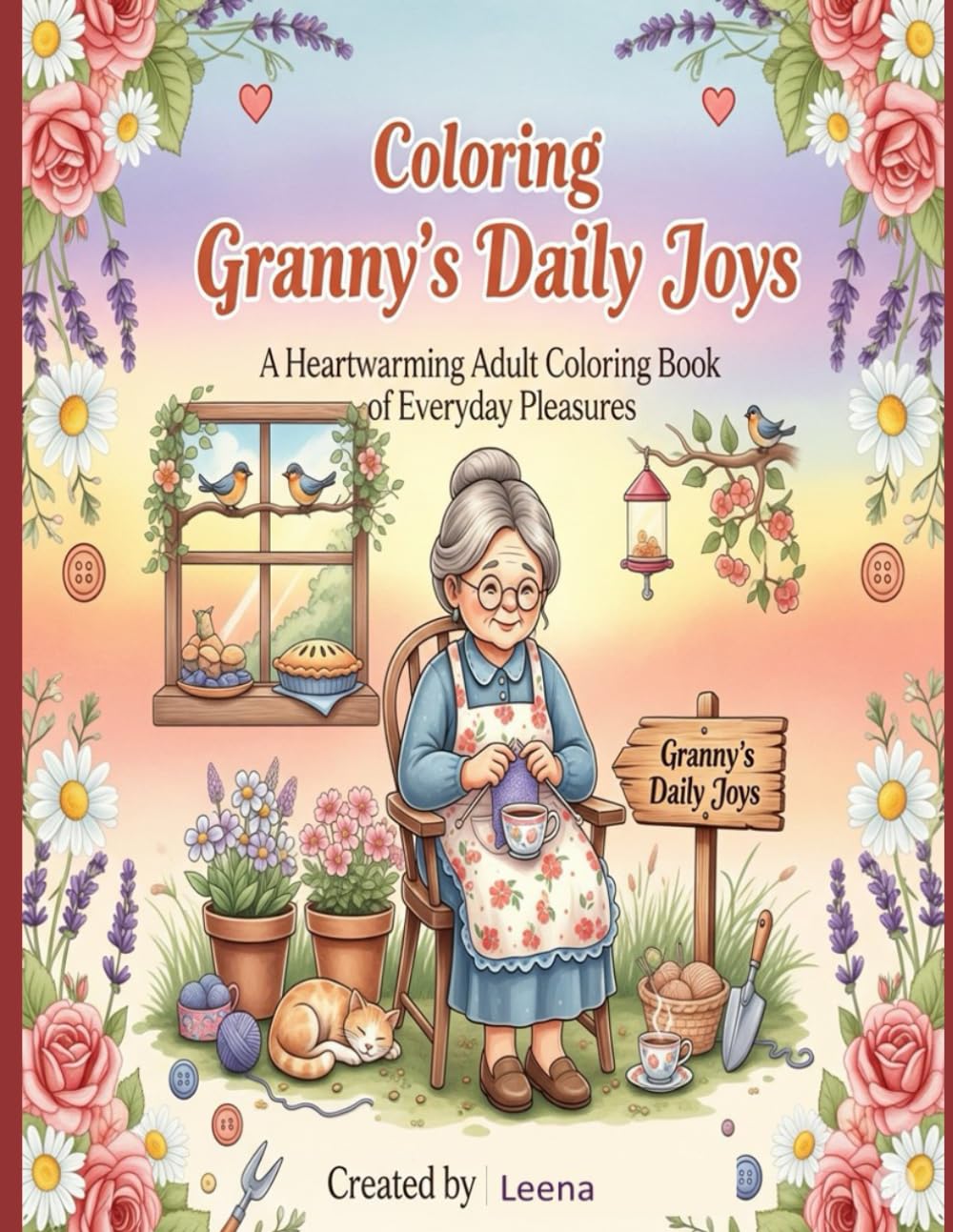 Coloring Granny’s Daily Joys:: An Adult Coloring Book of Wholesome Moments and Simple Pleasures