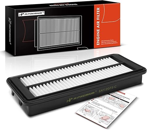 A-Premium Filtro de aire de motor compatible con Mazda Mx-5 Miata Mx5 Miata 2016-2022 y Fiat 124 Spider 2017-2020, 1.4L 2.0L