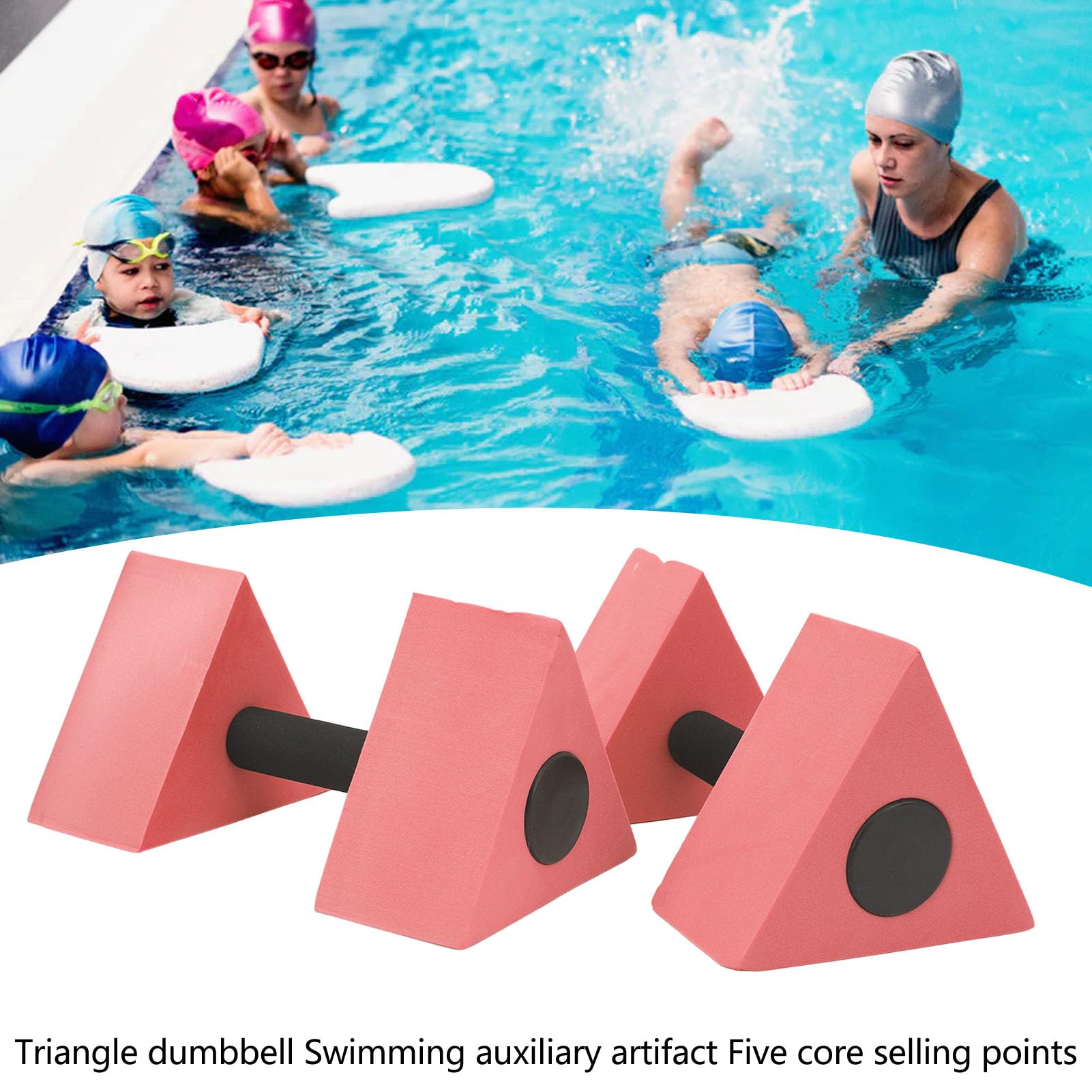 Luqeeg Manubri Galleggianti Per Piscina In EVA - Set Da 2 Per Acquagym E Fitness In Acqua