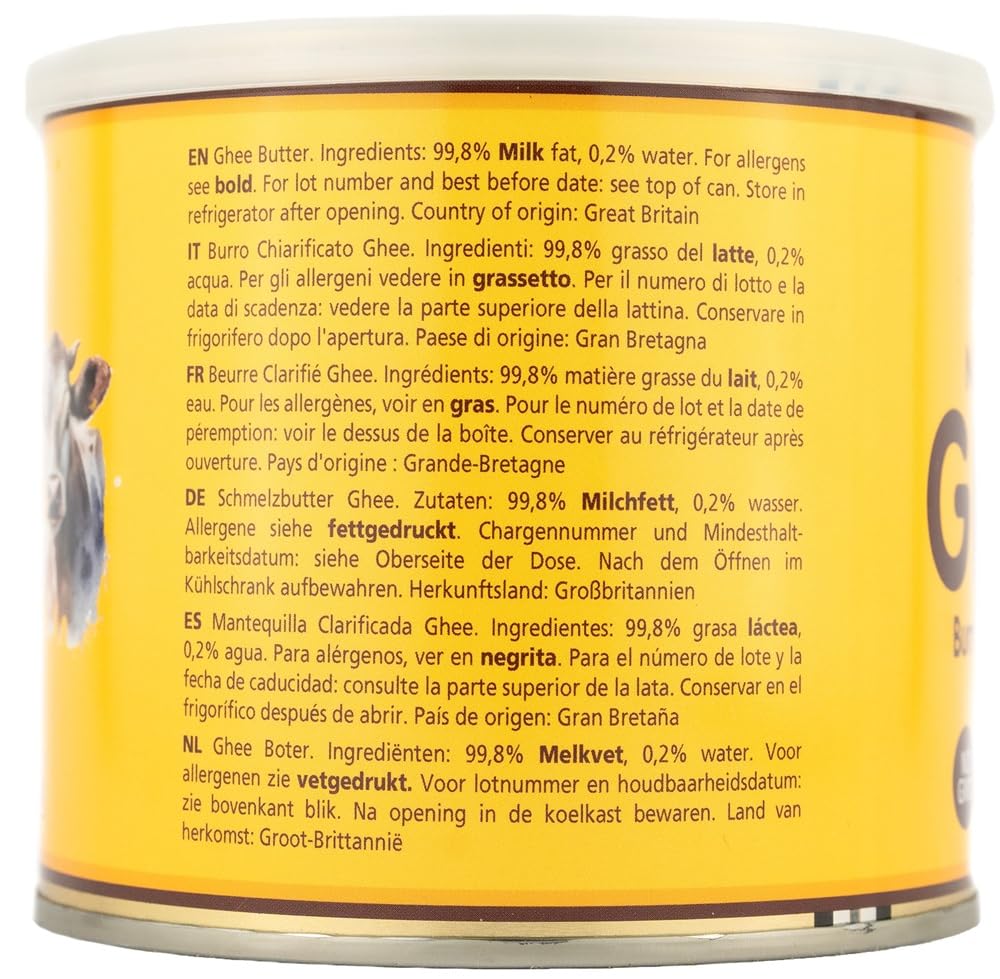 Mantequilla de Ghee Grocer Planet 500g Clarificada Natural Ayurvédico