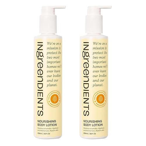 Miniatura 8 de Loción corporal natural, 100% de plantas con ingredientes orgánicos y ceramidas, vegano, libre de crueldad, sin parabenos, rejuvenece eficazmente la