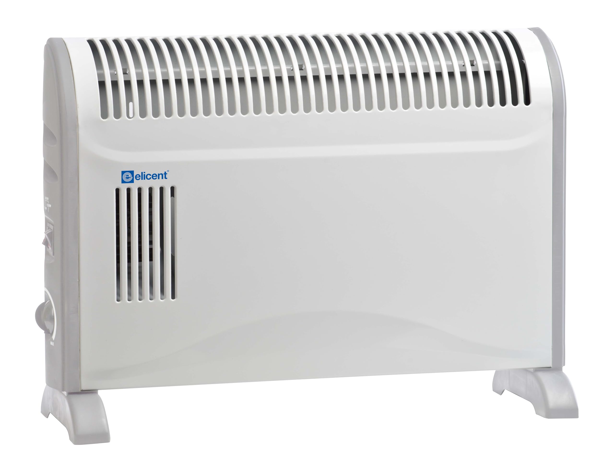 ELICENT | Caldo Turbo 1500, Termoconvettore a Convezione Naturale 1500W, a Pavimento o Fisso a Parete, Superficie Riscaldata 15m²
