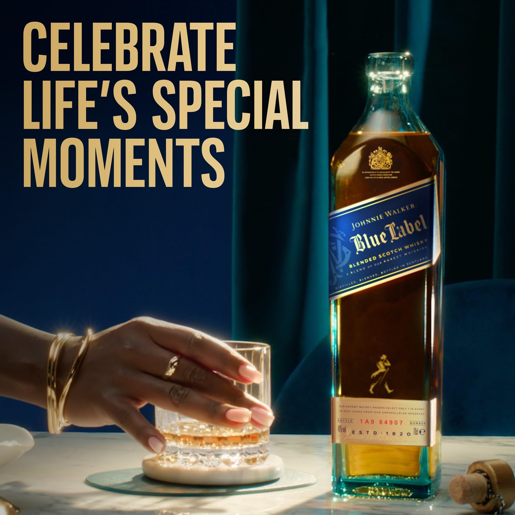 Johnnie Walker - Blue Label - Whisky : Amazon.co.uk: Grocery