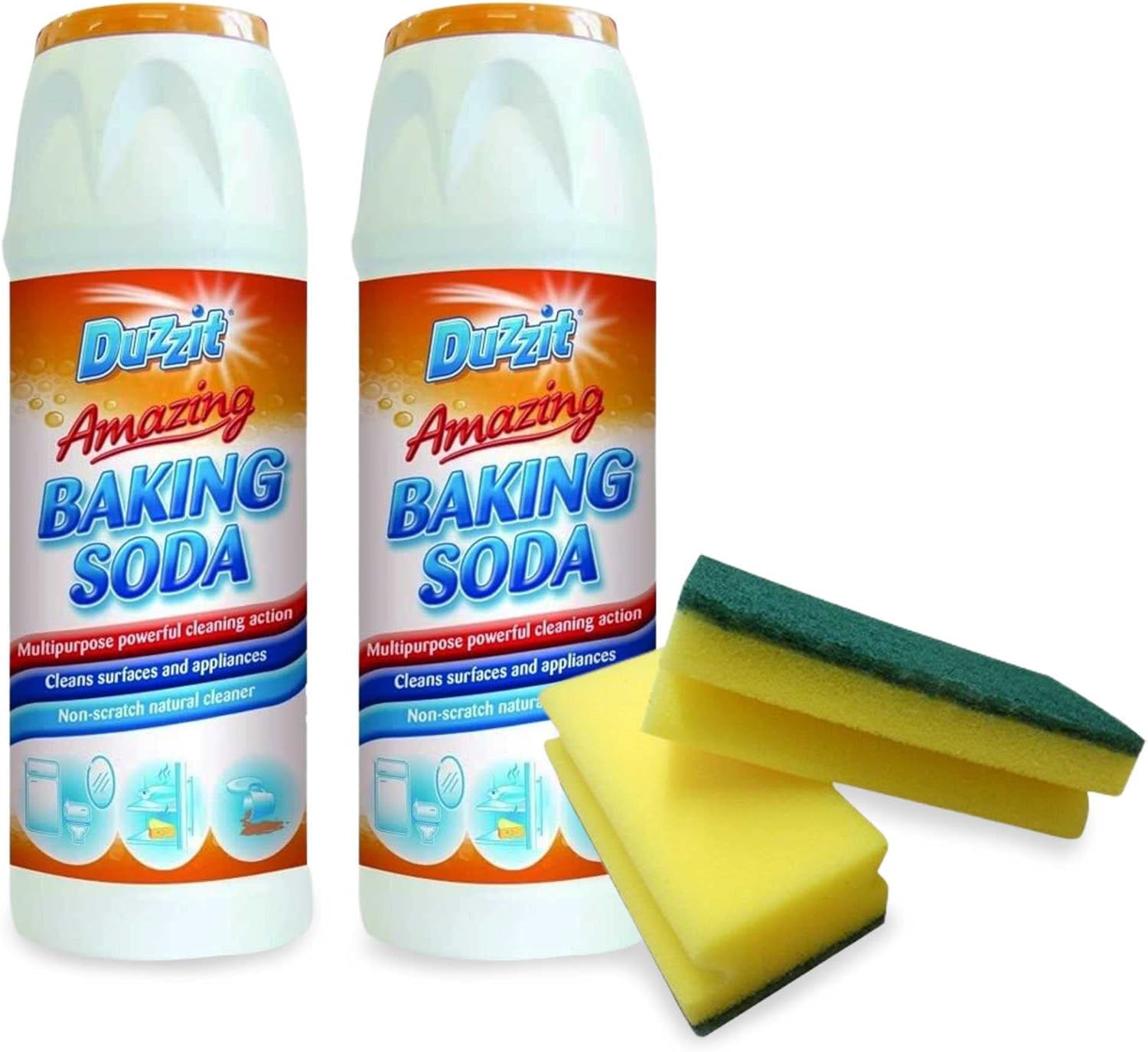 Baking Soda for Cleaning includes Duzzit Amazing Baking Soda 500g x 2