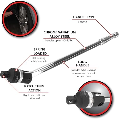 Miniatura 2 de Performance Tool, W32126, llave de tubo de 30 pulgadas con unidad de 12 pulgada.