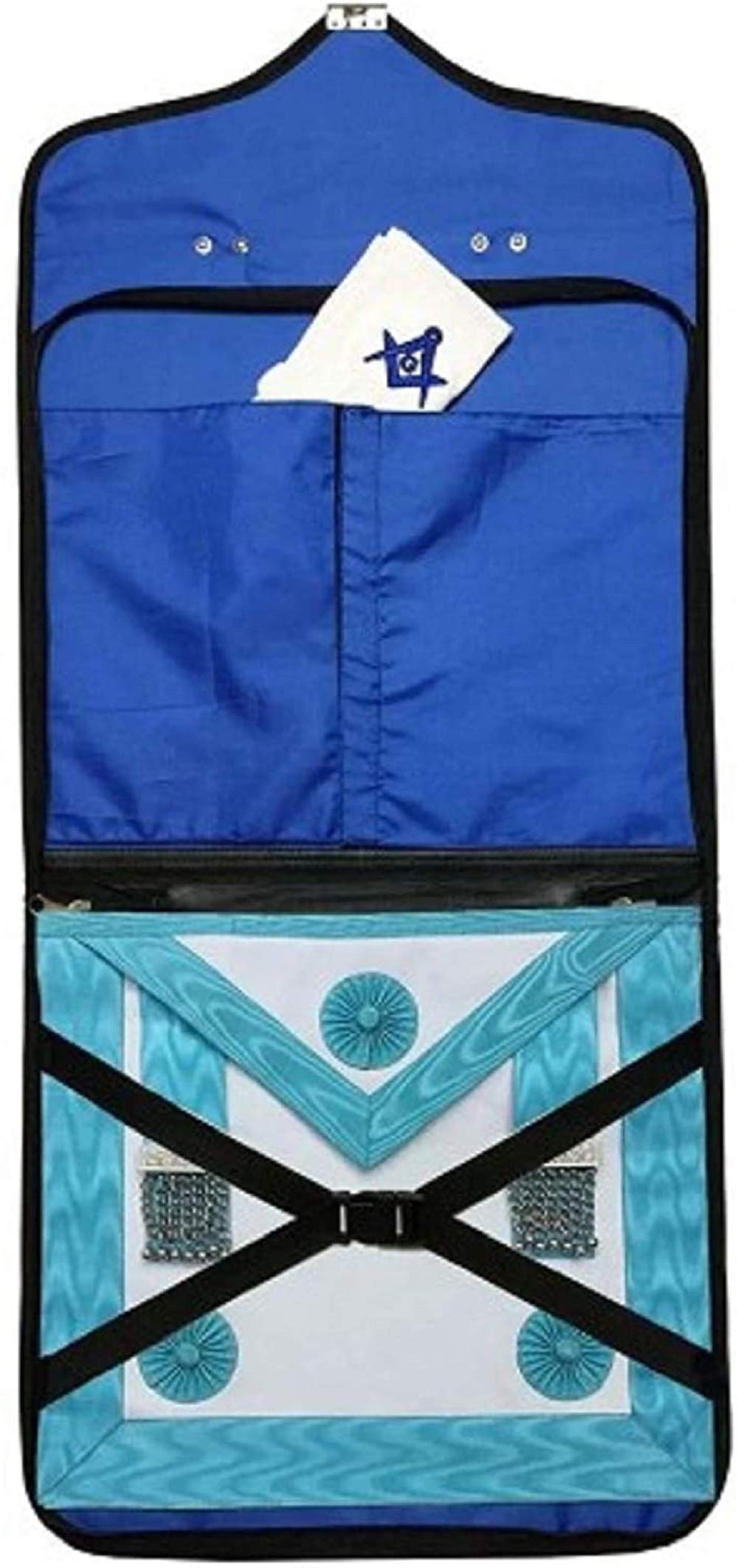 Masonic MM/WM e Provinciale Abito Completo Gran Maestro Viola Custodie II (Caso Provinciale)