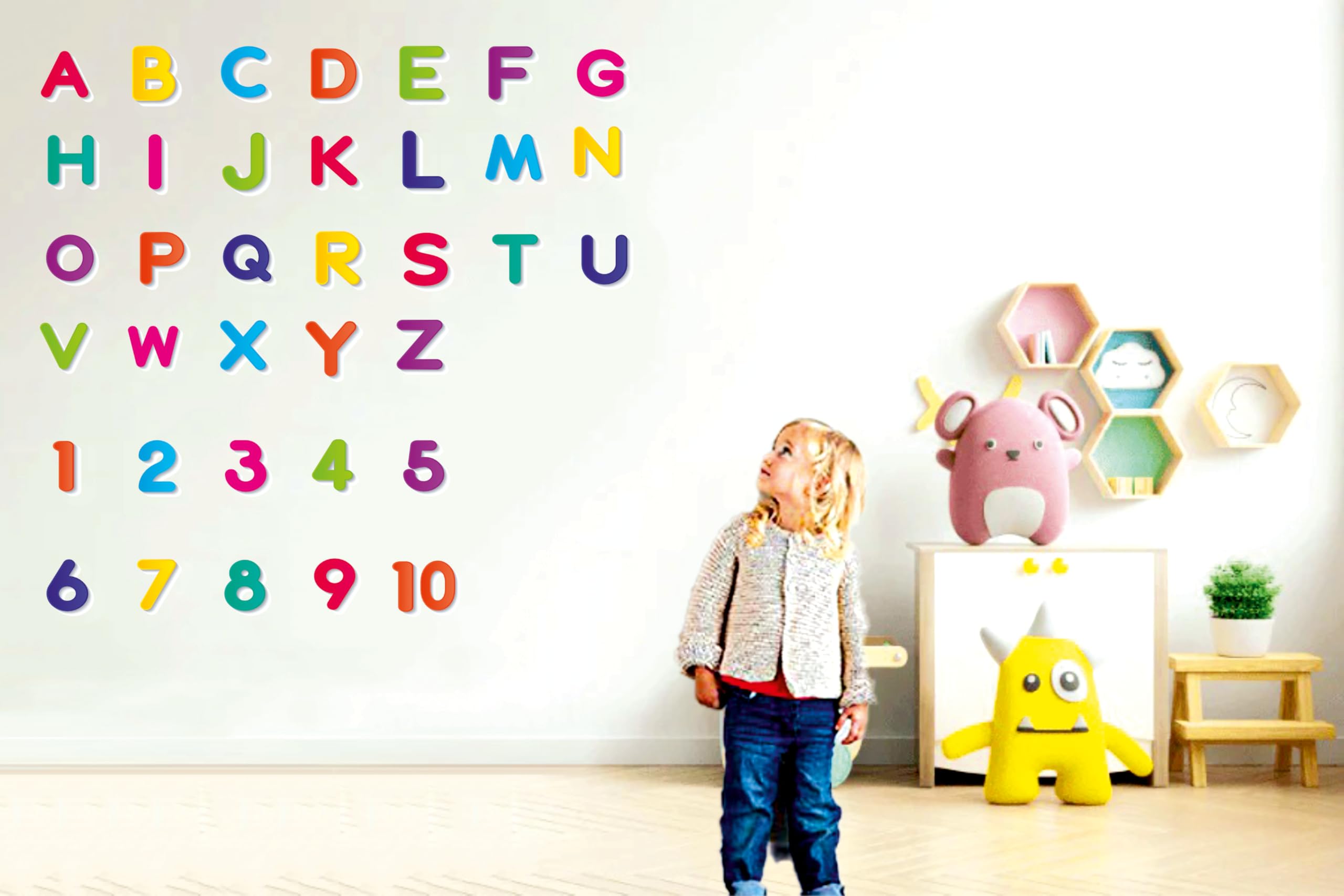 Nawlai Print House Kids 26 Letters Large Size Alphabet Educational Paper Wall Stickers ( 117 Cms X 106 Cms) (B09PZ5QXMB) Amazon Price History, Amazon Price Tracker