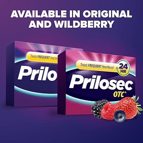 Miniatura 14 de Prilosec OTC, omeprazol liberación retardada 20 mg, reductor de ácido, trata la acidez estomacal frecuente para alivio de 24 horas, todo el día,