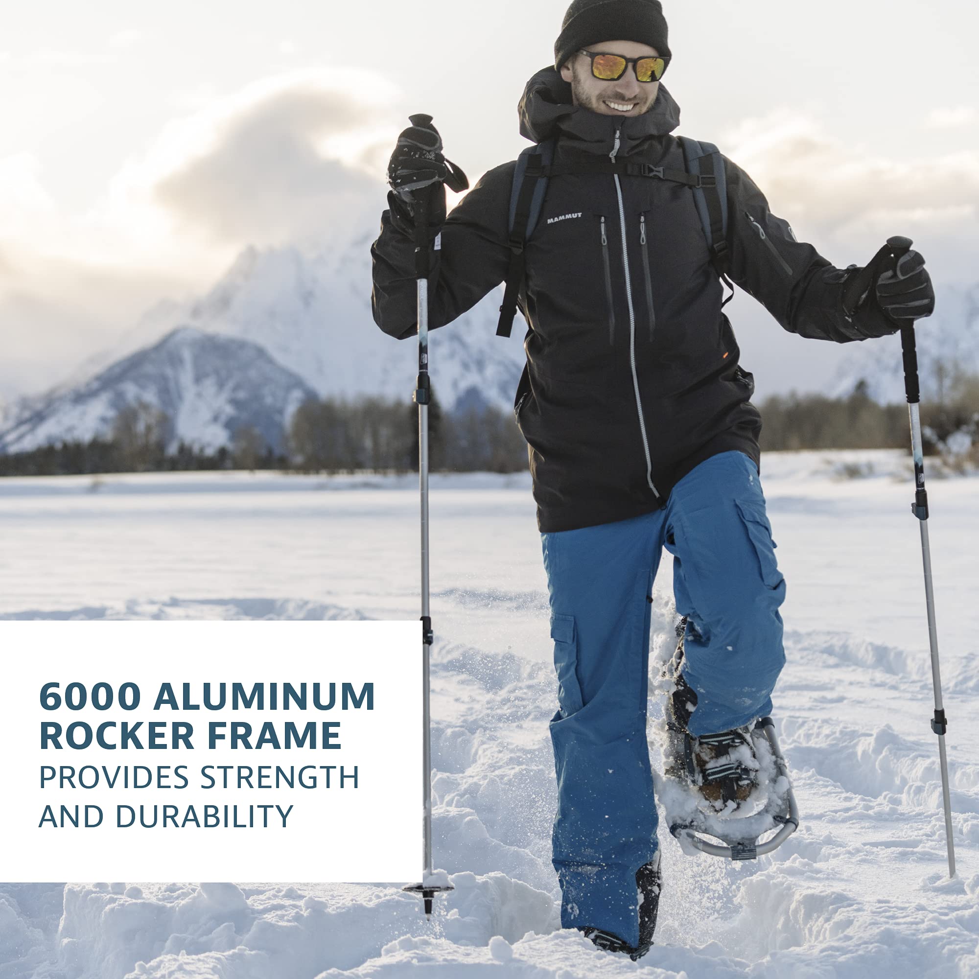 Yukon Charlies National Park - Kit racchette da neve in alluminio con telaio a V