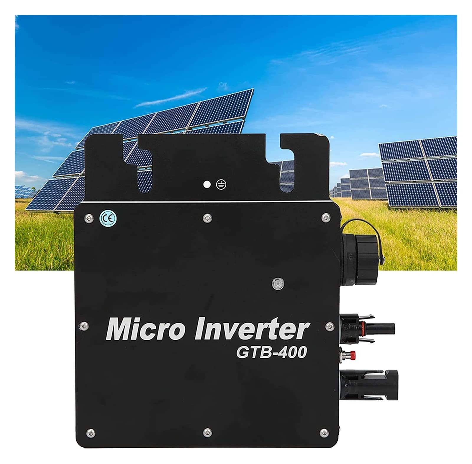 Falowniki sieciowe Solar Power Grid Pure Sine Wave Tie Inverter Połączony z siecią słoneczną 400 W Stop aluminium Optymalizacja pod kątem energii Mały system zasilania energią słoneczną do użytku