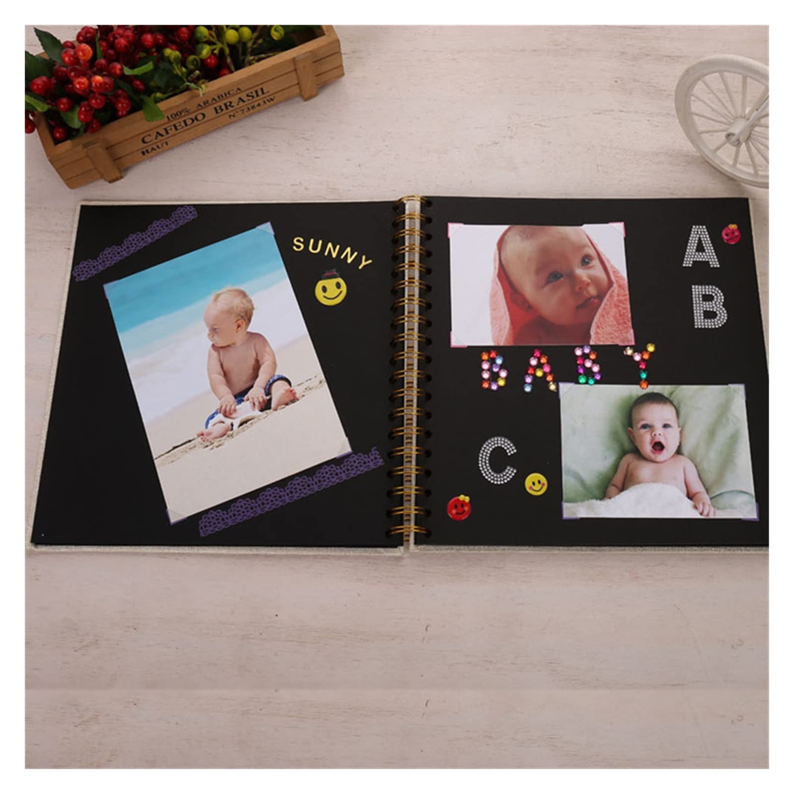 Album fotograficzny DIY ręcznie album fotograficzny album fotograficzny kreatywny dziecko rocznica album fotograficzny album scrapbook album na zdjęcia dla kochanka ślubu dziecka album zdjęcia