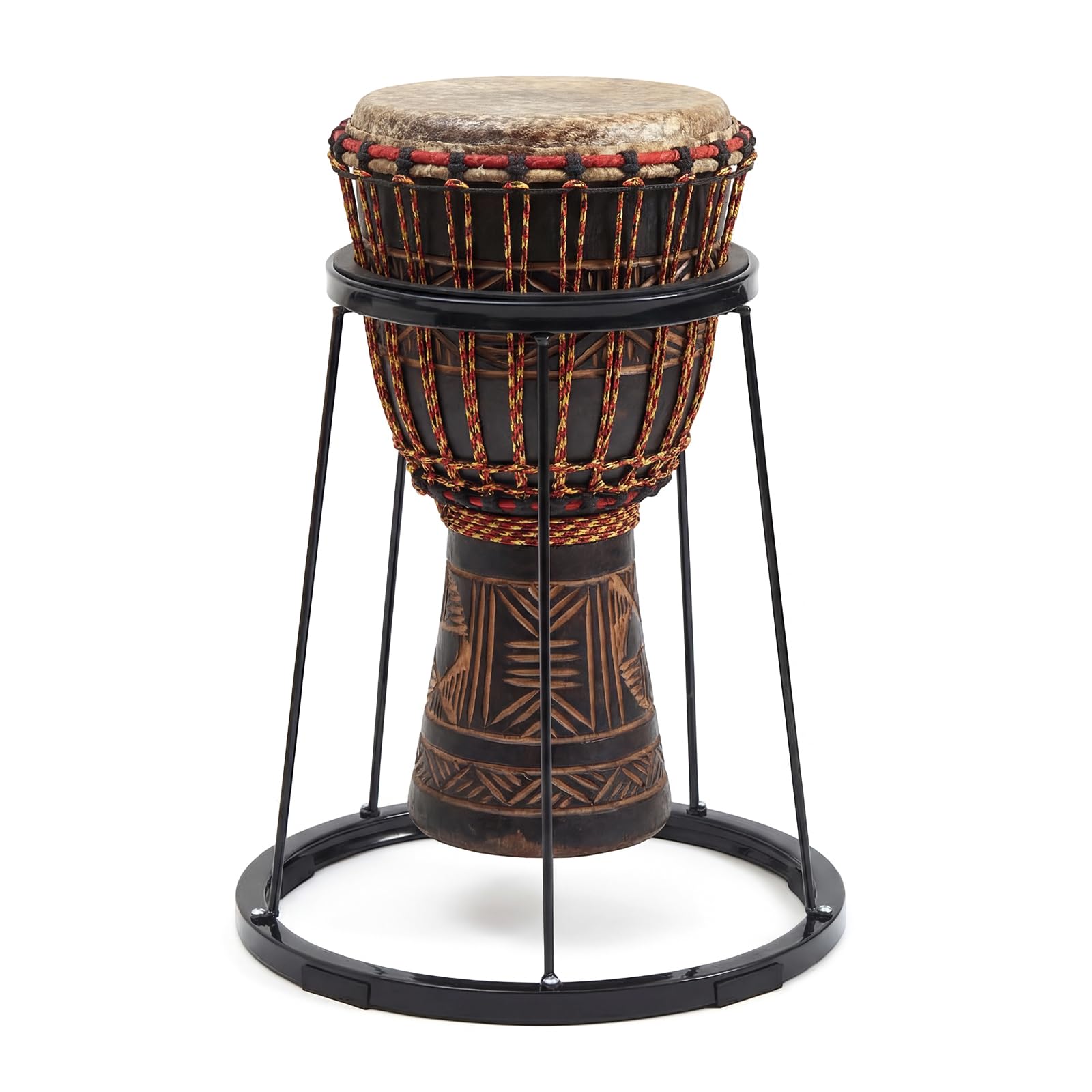 Moxweyeni Lightweight Djembe Stand, Fits All Size Djembes, Elegant