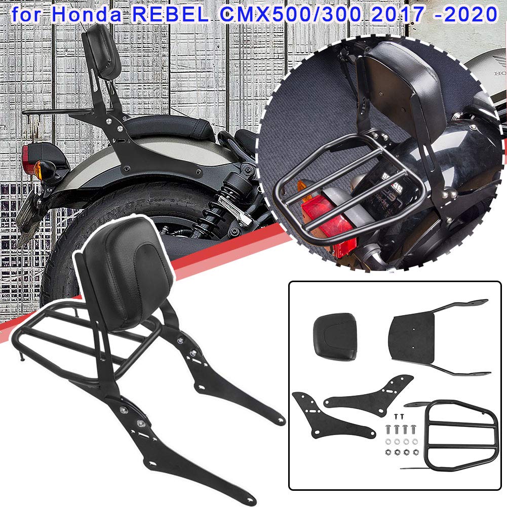 honda rebel 500 backrest