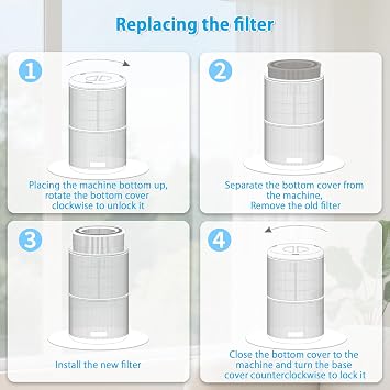 AP0601 Replacement Filter for AIRTOK AP0601 Air Purifier,2Pack