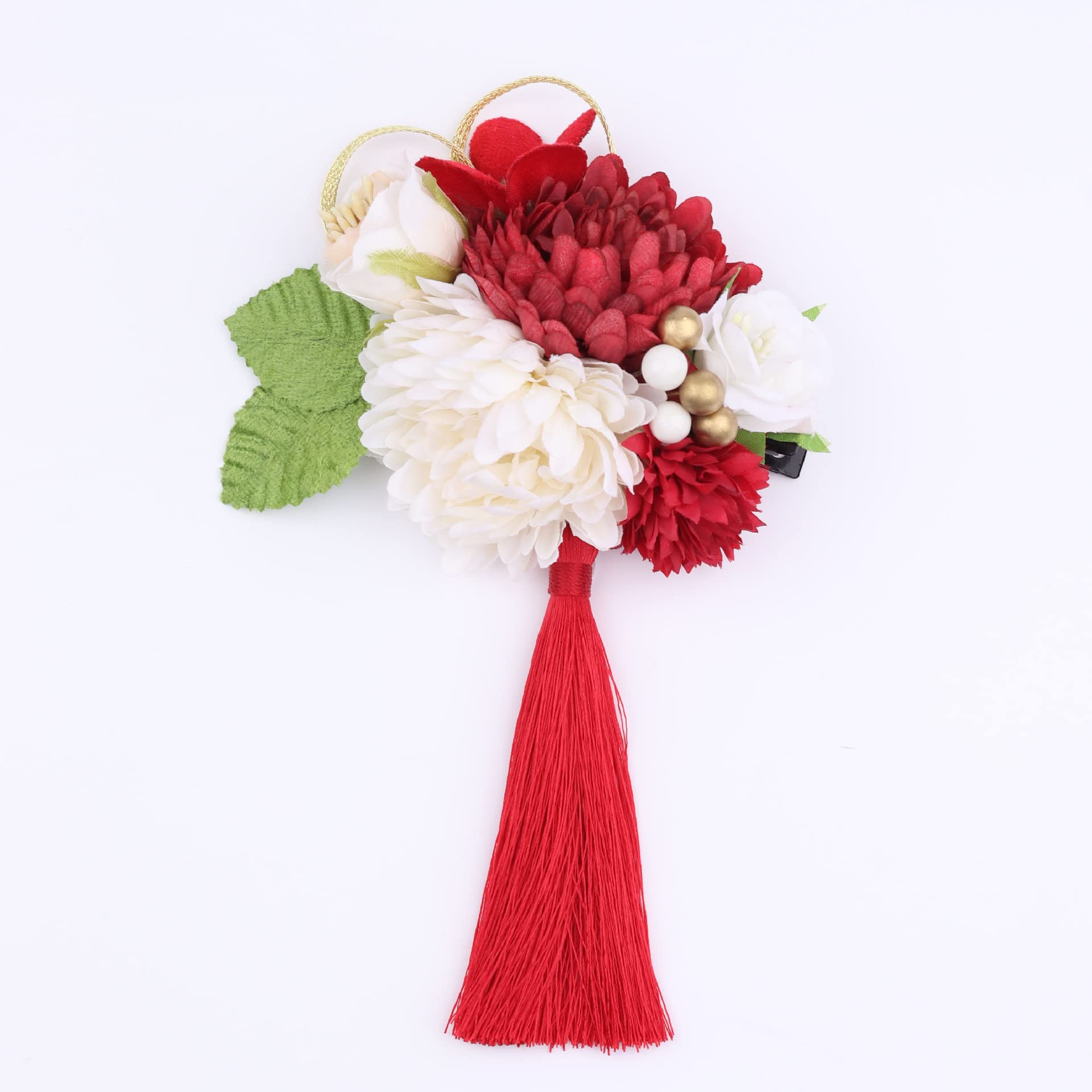 Dried Flower Hairpin with Tassel – Yukata & Kimono