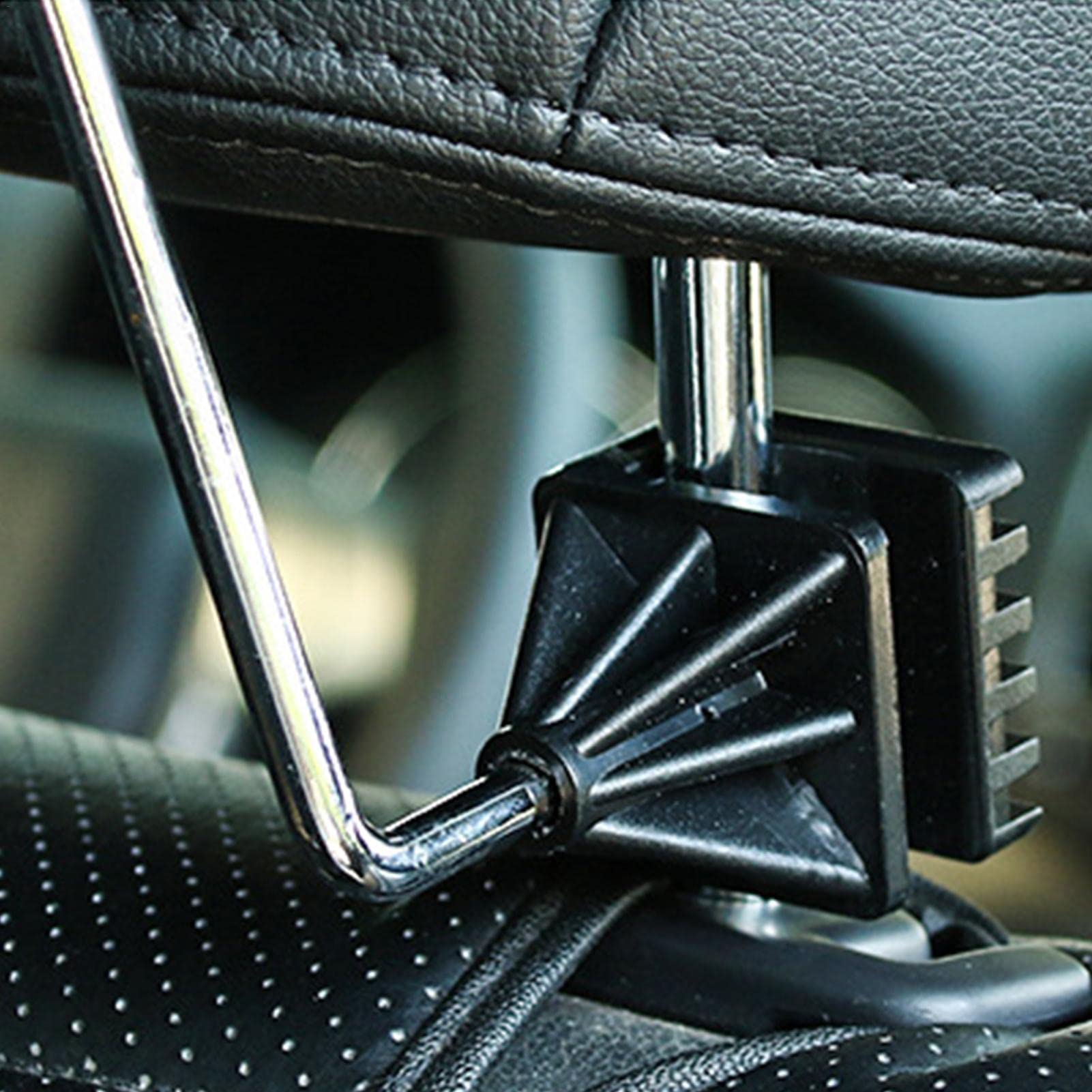 Appendiabiti per auto, portatile, telescopico, per poggiatesta auto, retrattile, per sedili auto, per interni organizzati dei veicoli