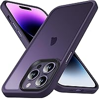 Anqrp Cover per iPhone 14 Pro, [Ricarica Wireless] [Militare Antiurto] Antigraffio