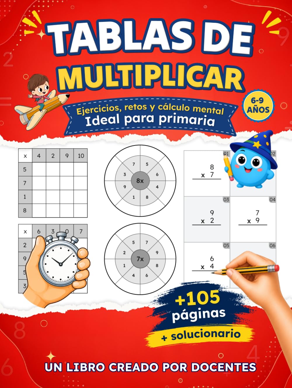 Tablas de Multiplicar: Aprende las tablas de multiplicar para niños de 6 a 9 años con ejercicios progresivos para dominar las multiplicaciones y mejorar el cálculo mental.