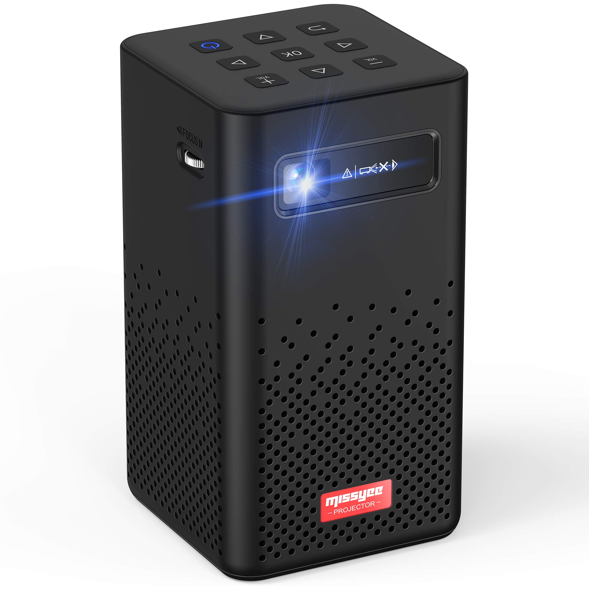 Buy Missyee Mini DLP Projector, 150 ANSI Lumens Android 9.0 Portable