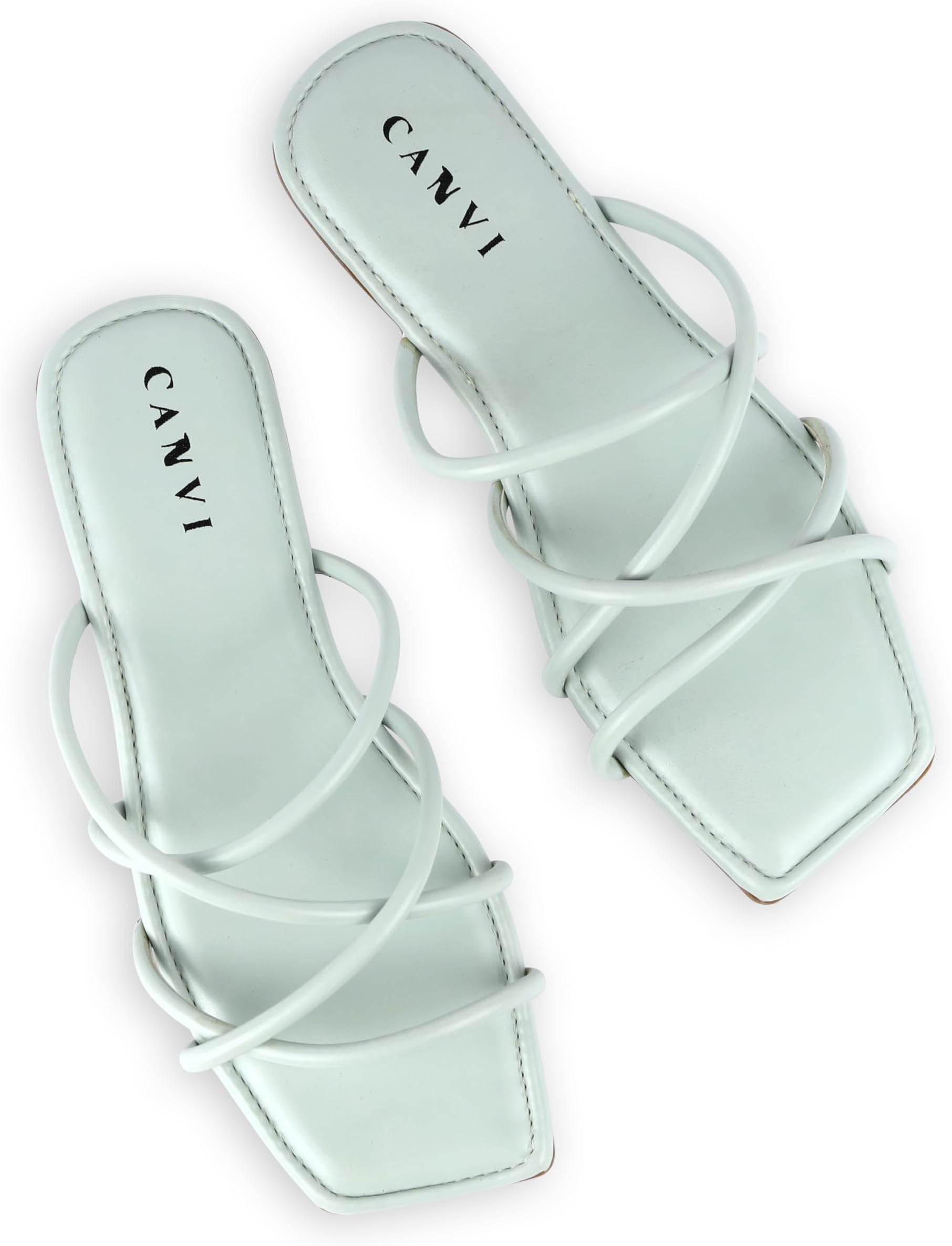 CANVI Stylish | Fancy | Comfortable Slide Sandals Slip On Flat Flip Flop Thong Sandals Casual Sandals Ethnic Flats Sandals for Women and Girl
