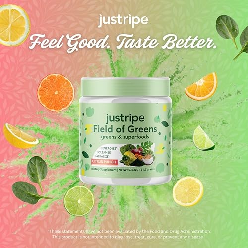 Miniatura 3 de Field of Greens - Superalimento en polvo con espirulina orgánica, clorella, polvo de raíz de remolacha, probiótico Bacillus Coagulans, una mezcla a